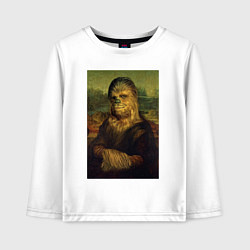 Лонгслив хлопковый детский Чубакка - Мона Лиза, цвет: белый