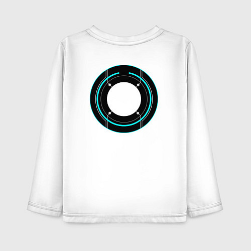 Детский лонгслив Disk tron / Белый – фото 2