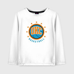 Детский лонгслив OKC basketball