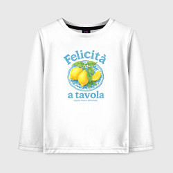 Детский лонгслив Felicita a tavola