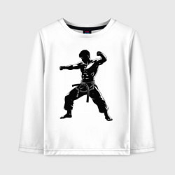 Детский лонгслив Джиу-джитсу боец