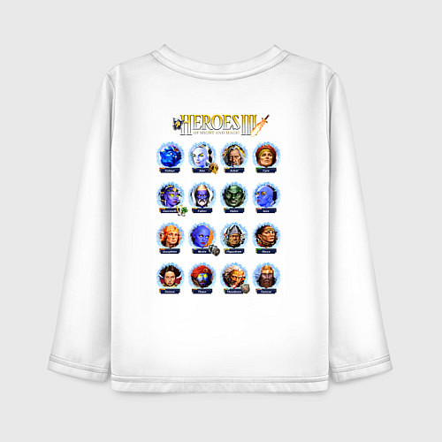 Детский лонгслив Heroes of might and magic 3 Tower / Белый – фото 2