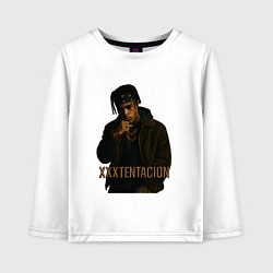 Детский лонгслив XXXTentacion c кулаком