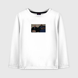 Лонгслив хлопковый детский Во все тяжкие, цвет: белый