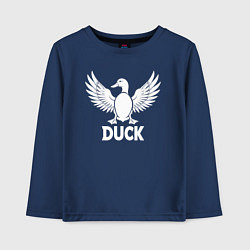 Детский лонгслив Летящая утка