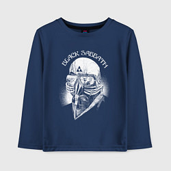 Детский лонгслив Black sabbath - white