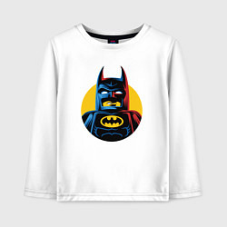 Лонгслив хлопковый детский Batman look, цвет: белый