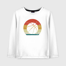 Лонгслив хлопковый детский Color ball, цвет: белый