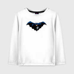 Лонгслив хлопковый детский Поймать Бэтмена, цвет: белый
