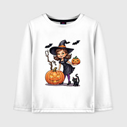 Детский лонгслив Тыквы оживают в хэллоуин