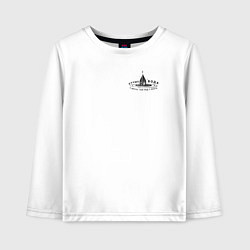 Детский лонгслив Лучше вода у друга лаконичный серый