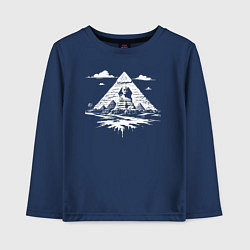 Детский лонгслив Тайна пирамид и Сфинкса