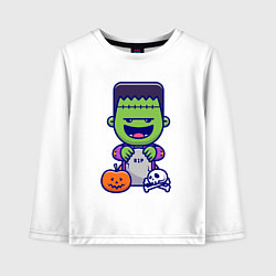 Детский лонгслив Забавный Франкенштейн