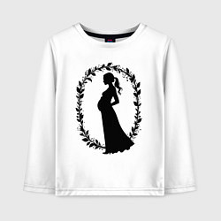 Детский лонгслив Беременная грация