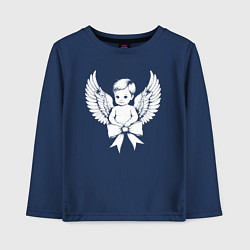 Детский лонгслив Маленький ангел с бантом