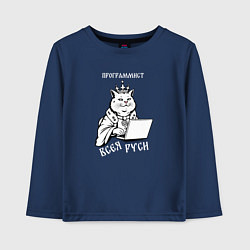 Детский лонгслив Программист всея Руси