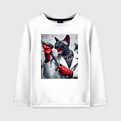 Детский лонгслив Рэпер Корниш-рекс - музыкальная фантазия