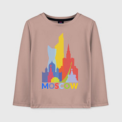 Детский лонгслив Moscow Colors