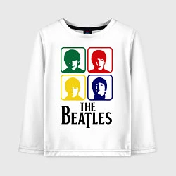 Детский лонгслив The Beatles: Colors