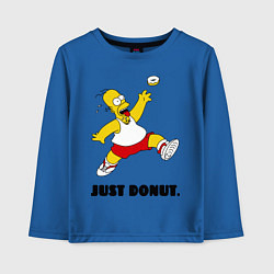 Лонгслив хлопковый детский Just Donut, цвет: синий