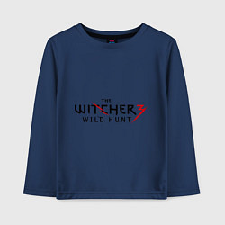 Лонгслив хлопковый детский The Witcher 3, цвет: тёмно-синий
