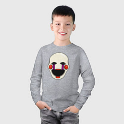 Лонгслив хлопковый детский Puppet FNAF Марионетка, цвет: меланж — фото 2