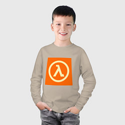 Лонгслив хлопковый детский Half-Life, цвет: миндальный — фото 2