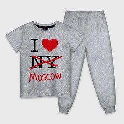 Детская пижама I love Moscow