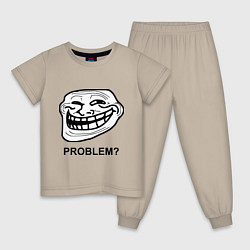 Детская пижама Trollface. Problem? Проблемы?