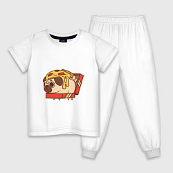 Детская пижама Мопс-пицца