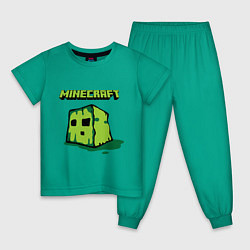 Детская пижама Minecraft Creeper