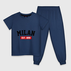 Детская пижама FC Milan Est. 1899