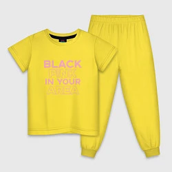 Детская пижама Black Pink in youe area