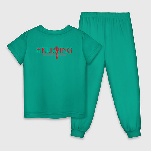 Детская пижама Alucard Pentagram / Зеленый – фото 2