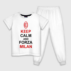 Детская пижама Keep Calm & Forza Milan