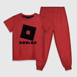 Пижама хлопковая детская ROBLOX, цвет: красный