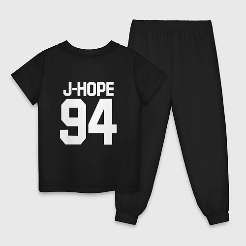 Детская пижама BTS J-HOPE / Черный – фото 2