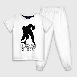 Детская пижама Russian Black Hockey