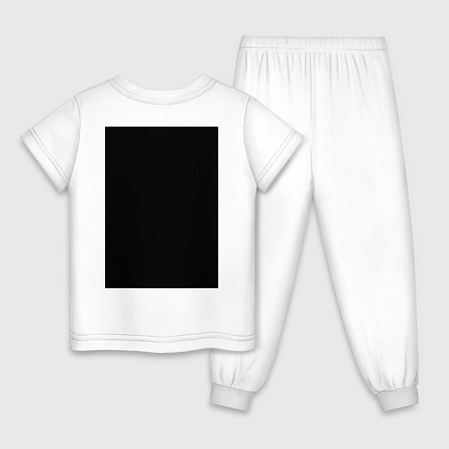 Детская пижама Billie Eilish / Белый – фото 2