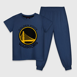 Пижама хлопковая детская GOLDEN STATE WARRIORS, цвет: тёмно-синий