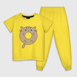 Детская пижама Котик - пончик