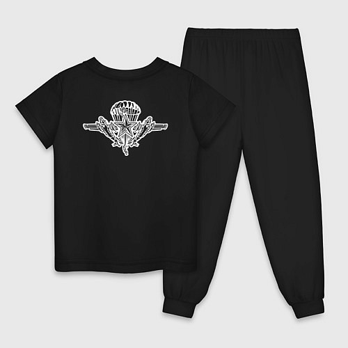 Детская пижама ВДВ двусторонняя / Черный – фото 2