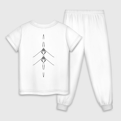 Детская пижама Rowing / Белый – фото 2