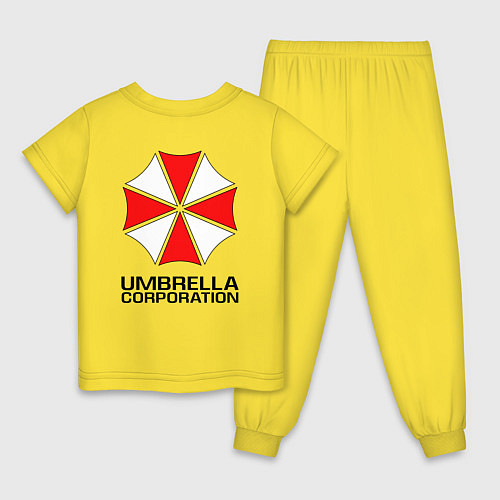 Детская пижама UMBRELLA CORP / Желтый – фото 2