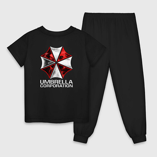 Детская пижама UMBRELLA CORPспина / Черный – фото 2