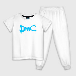 Пижама хлопковая детская DEVIL MAY CRY DMC, цвет: белый