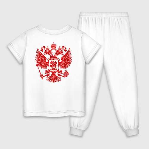 Детская пижама Russia / Белый – фото 2