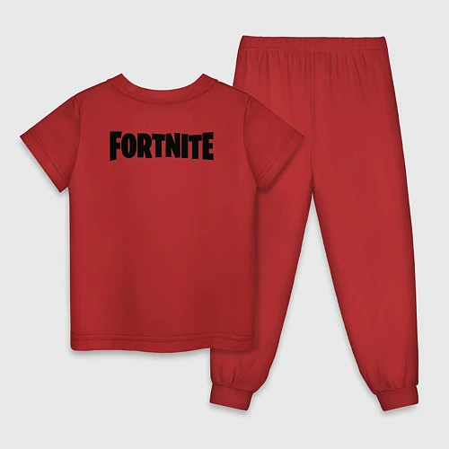 Детская пижама Fortnite Фортнайт / Красный – фото 2