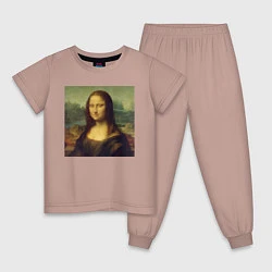 Детская пижама Mona Lisa pixels