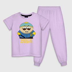 Пижама хлопковая детская South Park, Эрик Картман, цвет: лаванда